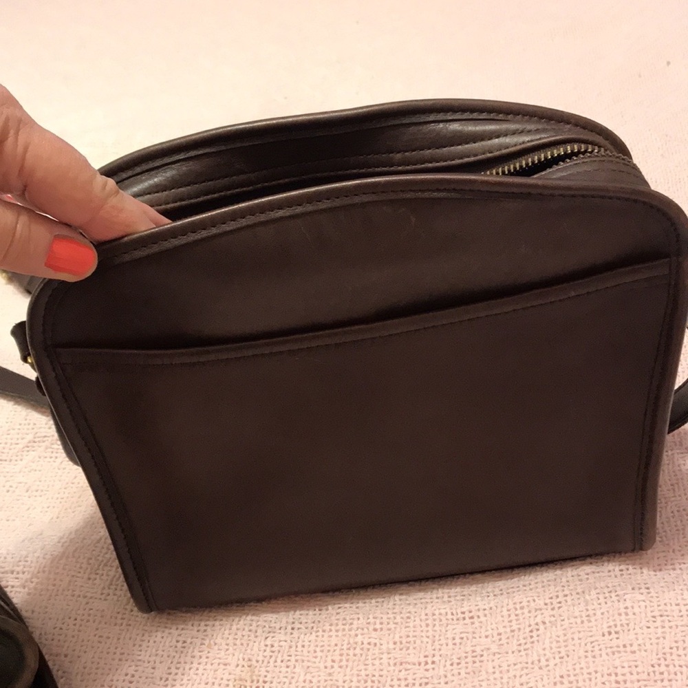 Brown leather Crossbody Coach